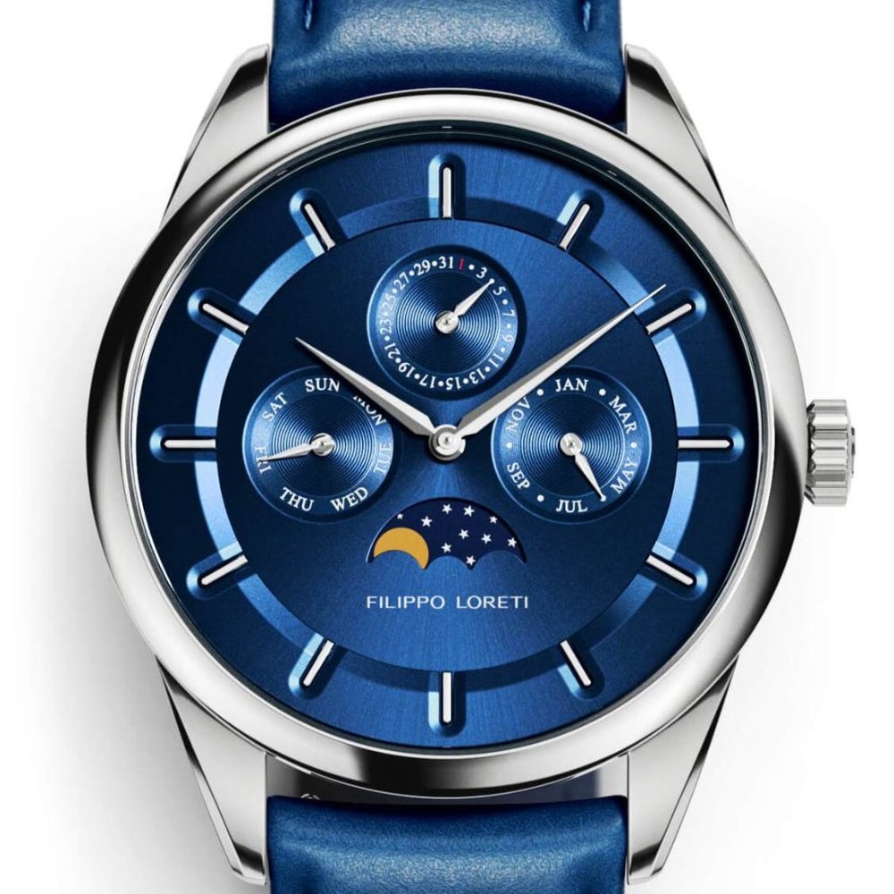 NEW Men's Watch Filippo Loreti Venice Moonphase